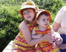 Rachel and Cousin Allie.