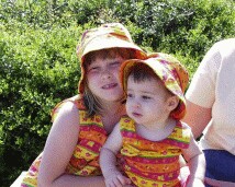 Rachel and Cousin Allie.