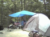 The campsite.